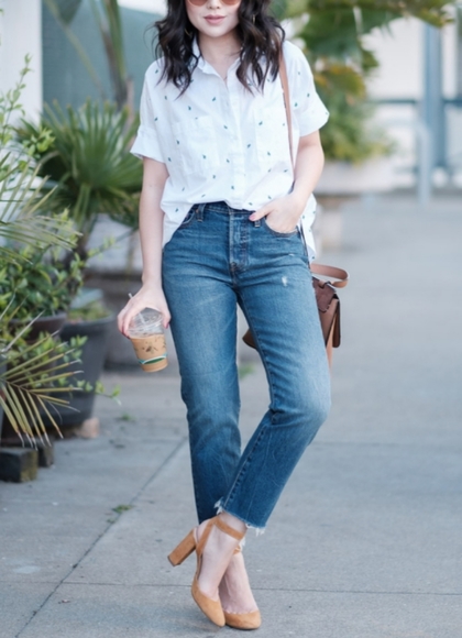 Madewell Embroidered Cactus Courier 